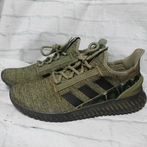 Adidas - Green Camo Kaptir 2.0 Sneakers - Size 10